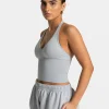 Outlet Top Neckholder Timeless Pro « gris clair » Femme Hauts