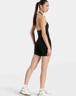 Outlet Top Neckholder Timeless Pro « noir » Femme Hauts