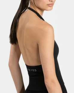 Outlet Top Neckholder Timeless Pro « noir » Femme Hauts