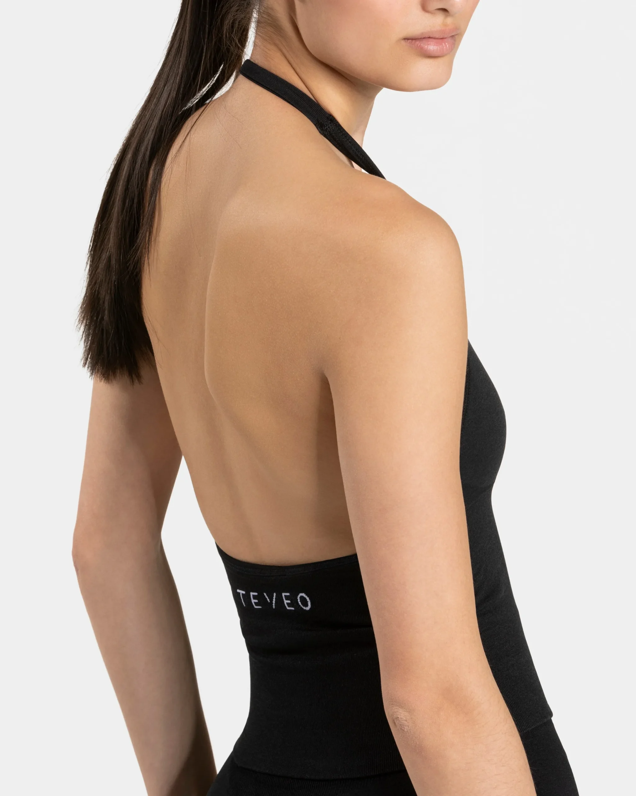 Outlet Top Neckholder Timeless Pro « noir » Femme Hauts