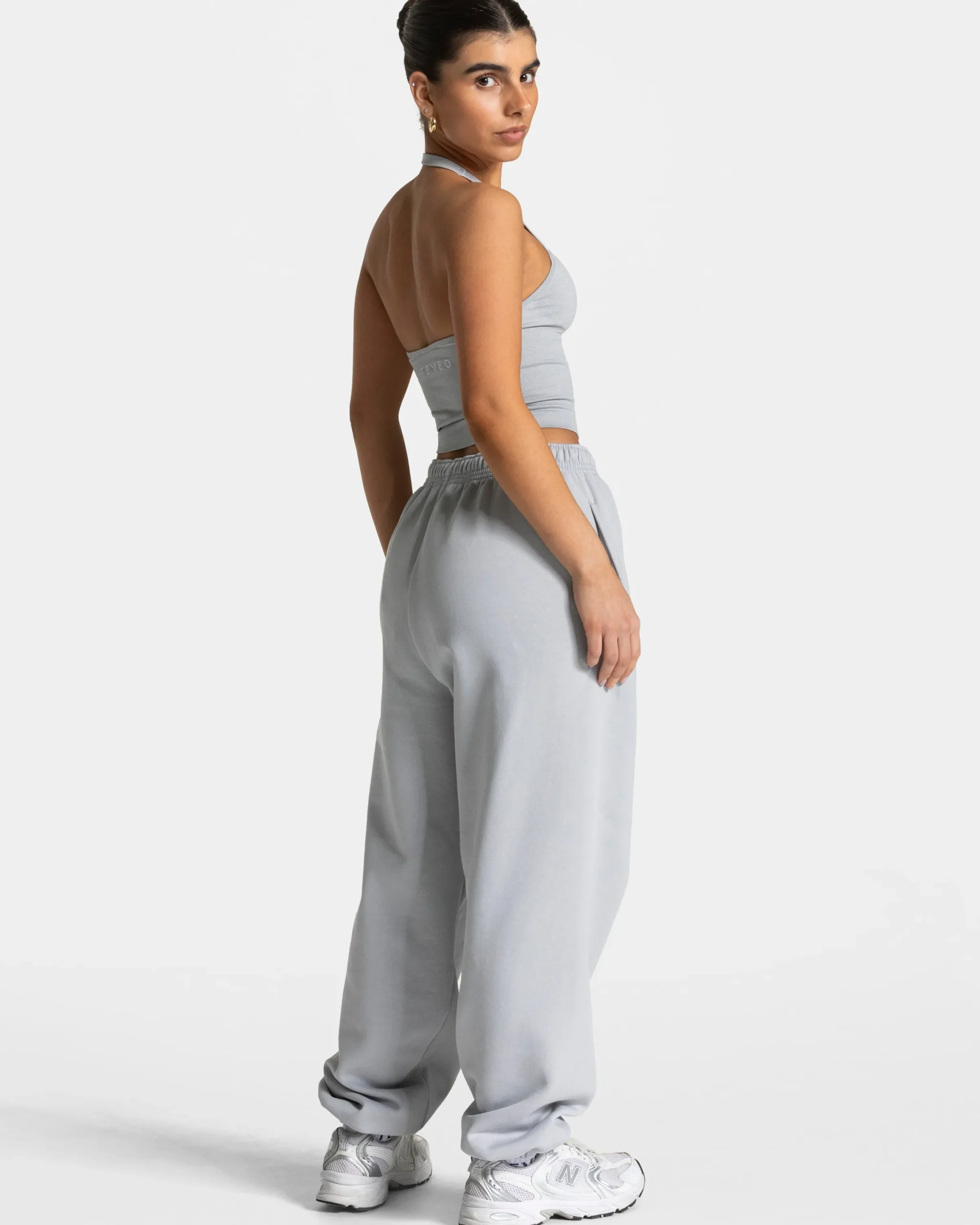 Outlet Top Neckholder Timeless Pro « gris clair » Femme Hauts