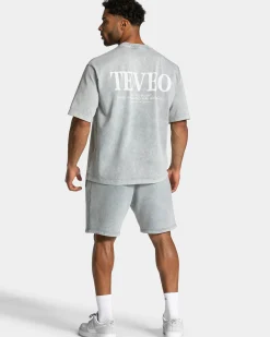 Clearance T-shirt Acid « gris clair » Homme T-shirts