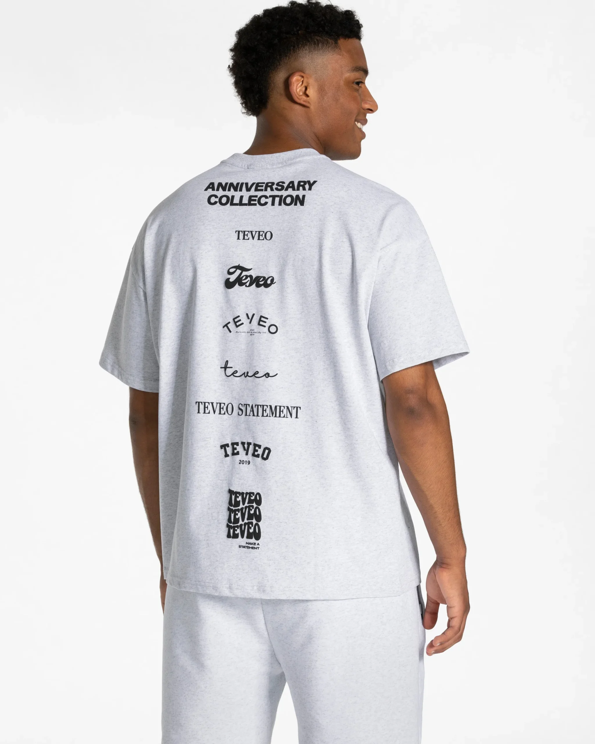 Outlet T-shirt Anniversary « gris clair » Homme T-shirts