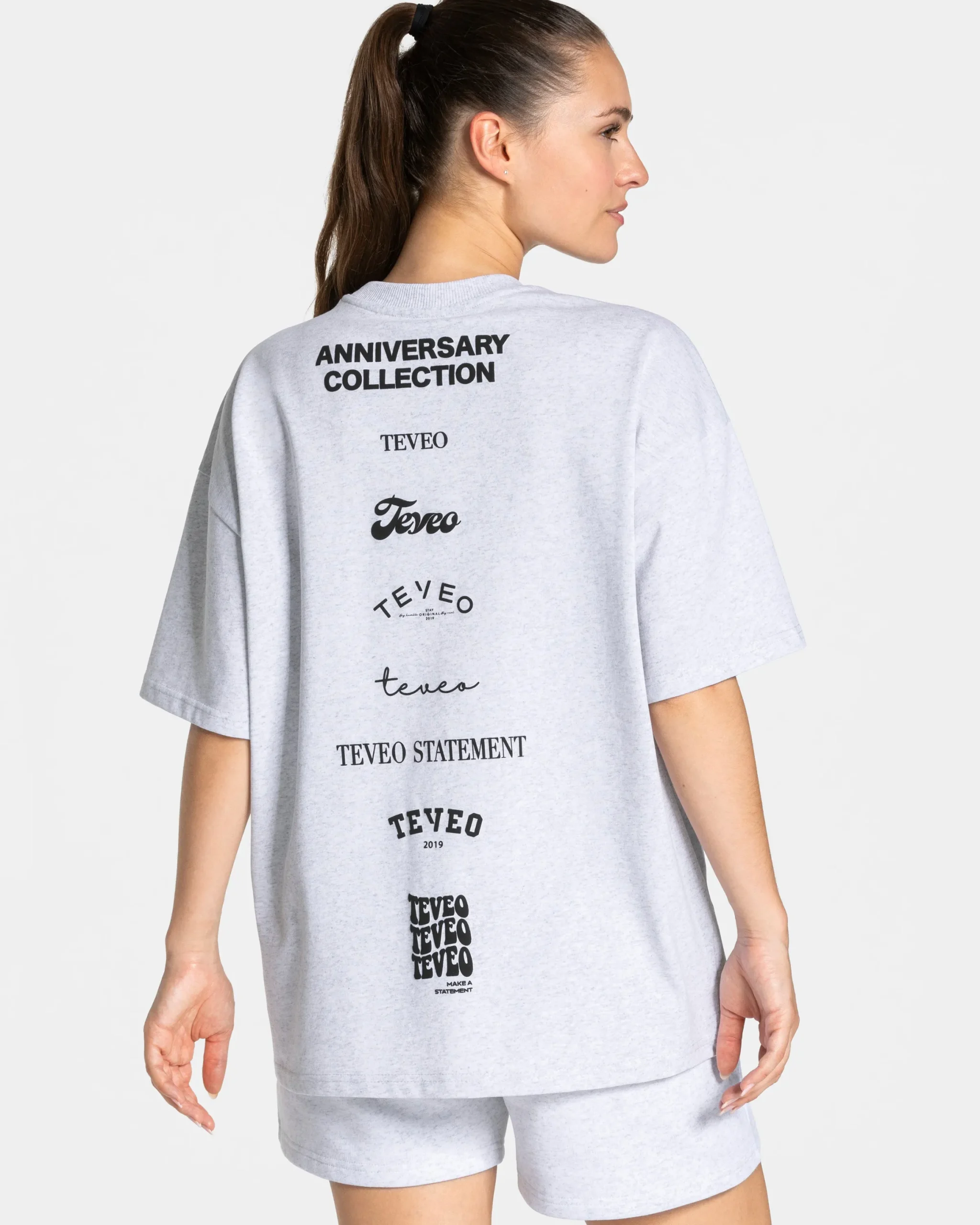 Outlet T-shirt Anniversary « gris clair » Femme T-shirts