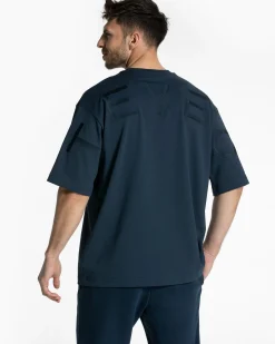 Discount T-shirt Arrival Signature « bleu foncé » Homme T-shirts