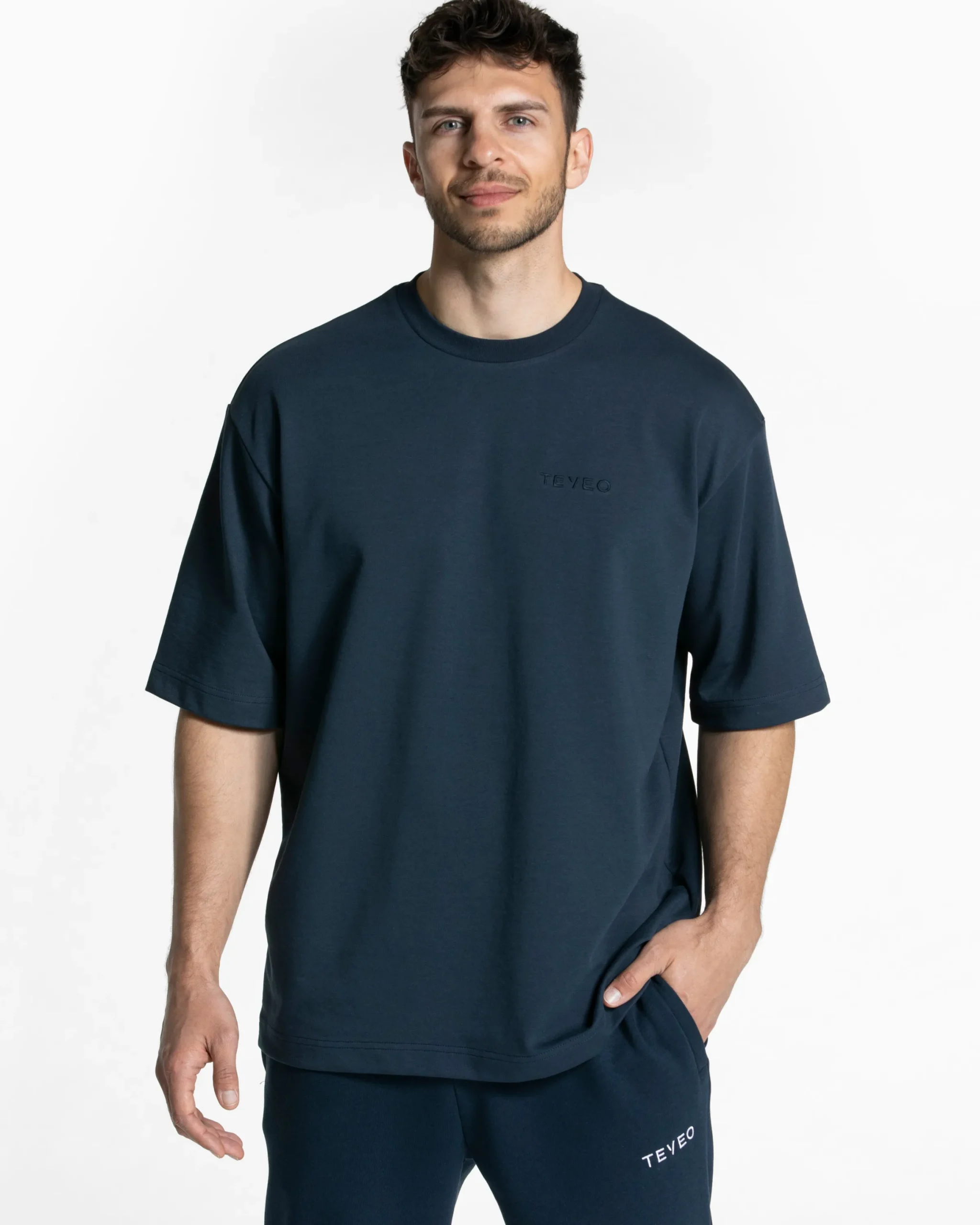 Discount T-shirt Arrival Signature « bleu foncé » Homme T-shirts