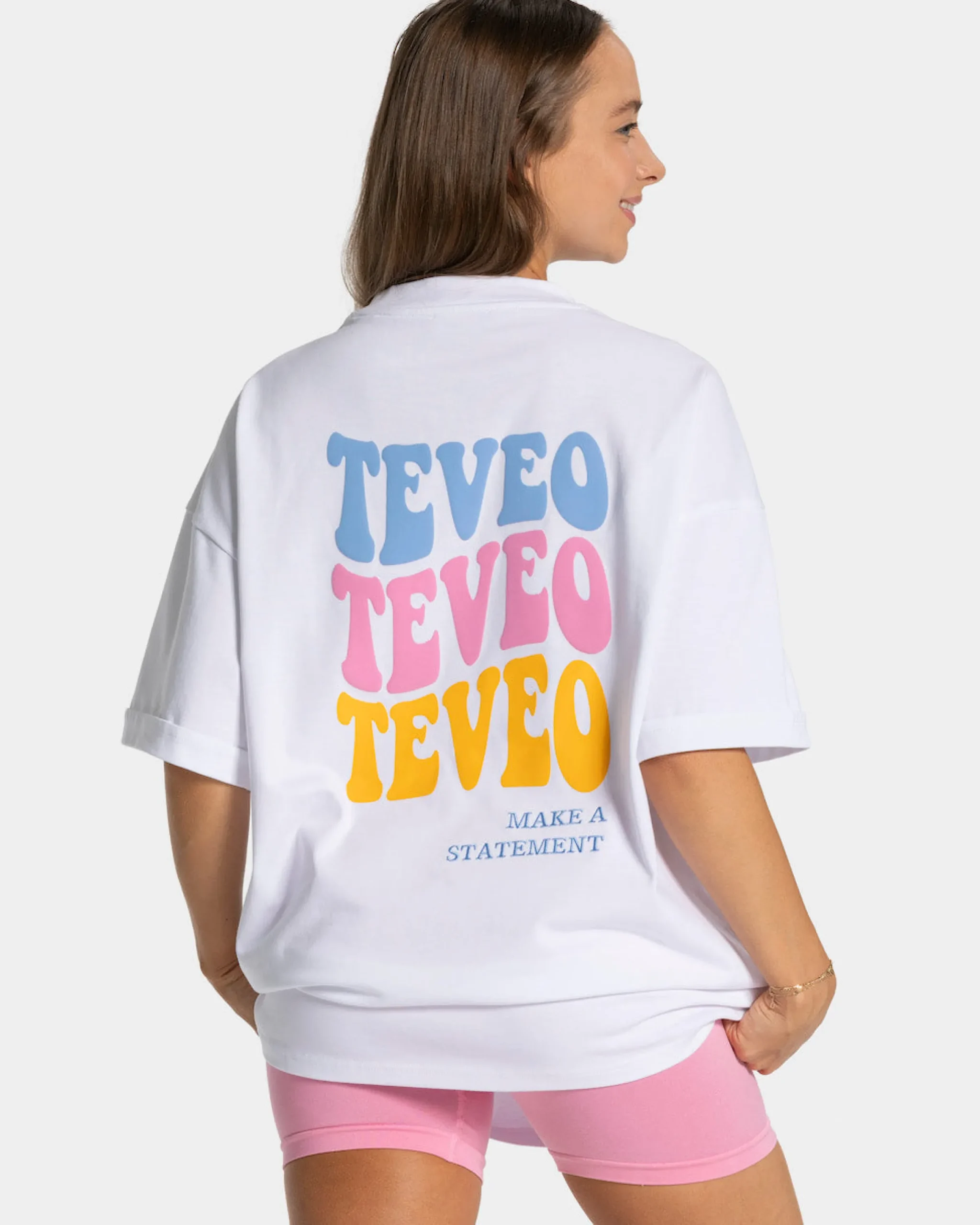 New T-shirt Candy Oversized « blanc » Femme T-shirts