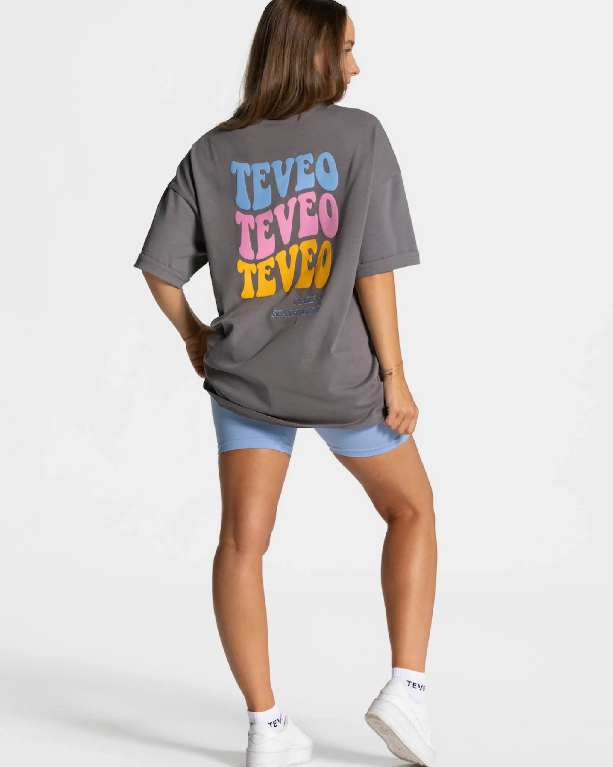 Hot T-shirt Candy Oversized « graphite » Femme T-shirts