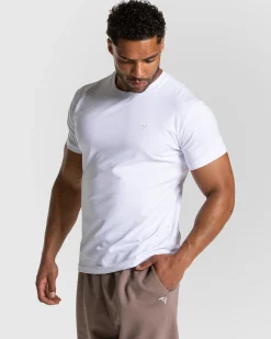 Hot T-shirt Fitted Timeless Pro « blanc » Homme T-shirts