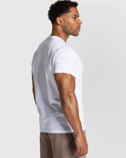 Hot T-shirt Fitted Timeless Pro « blanc » Homme T-shirts