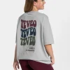 Online T-shirt oversize Candy « gris clair » Femme T-shirts