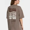 Discount T-shirt oversize Candy « moka » Femme T-shirts