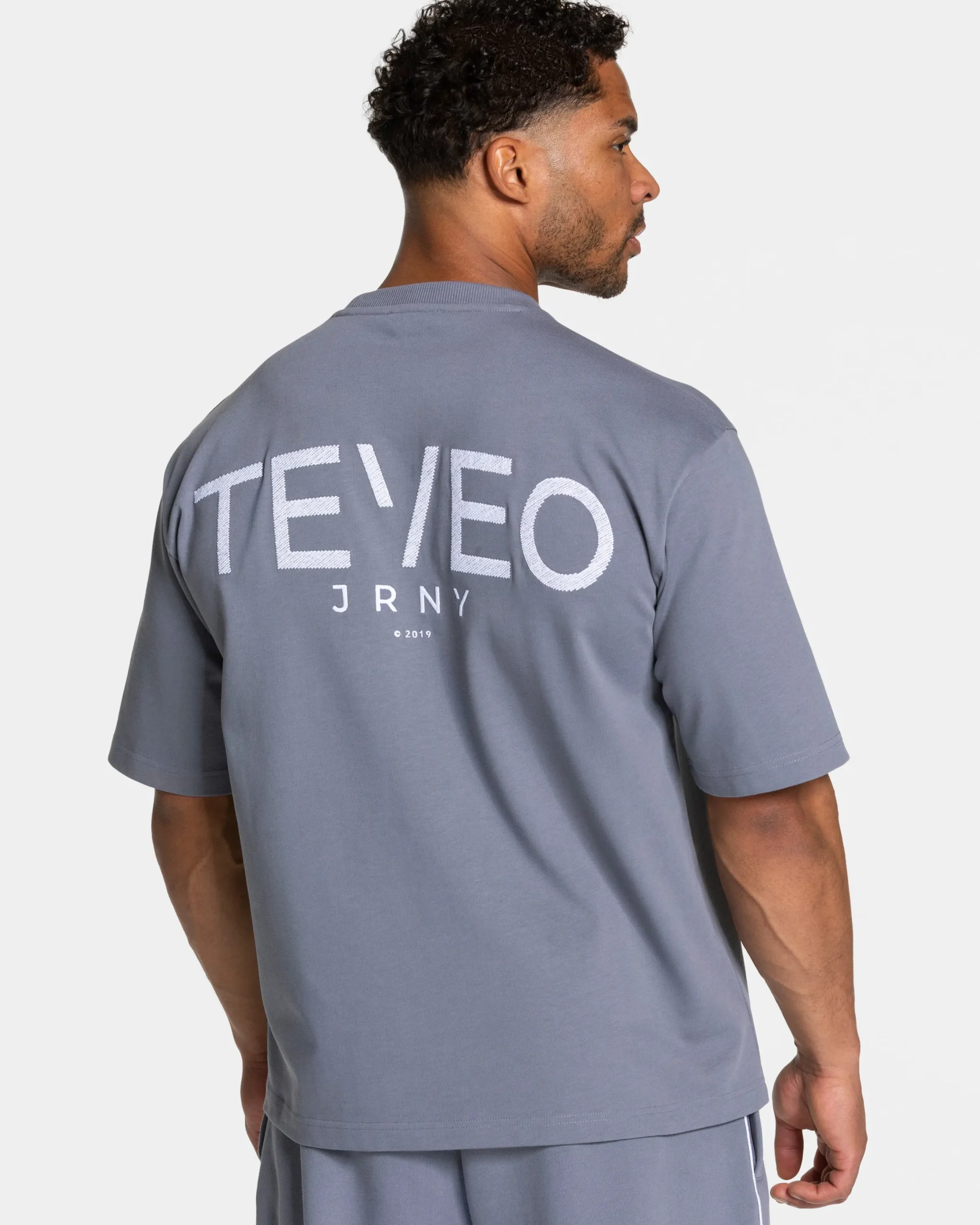 Sale T-shirt oversize Journey « argenté » Homme T-shirts