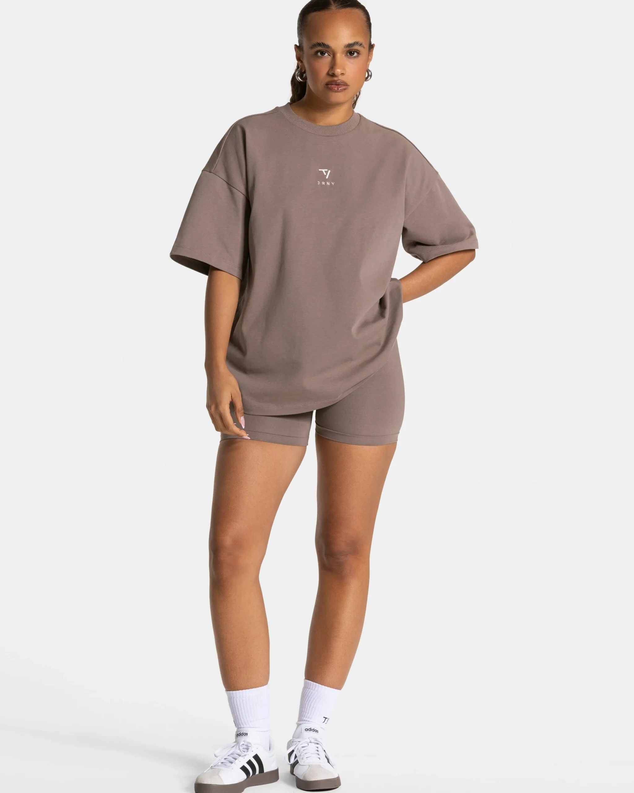 Online T-shirt oversize Journey « moka » Femme T-shirts