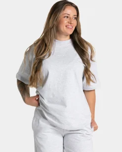 New T-shirt oversize RI’VAIV « gris clair » Femme T-shirts