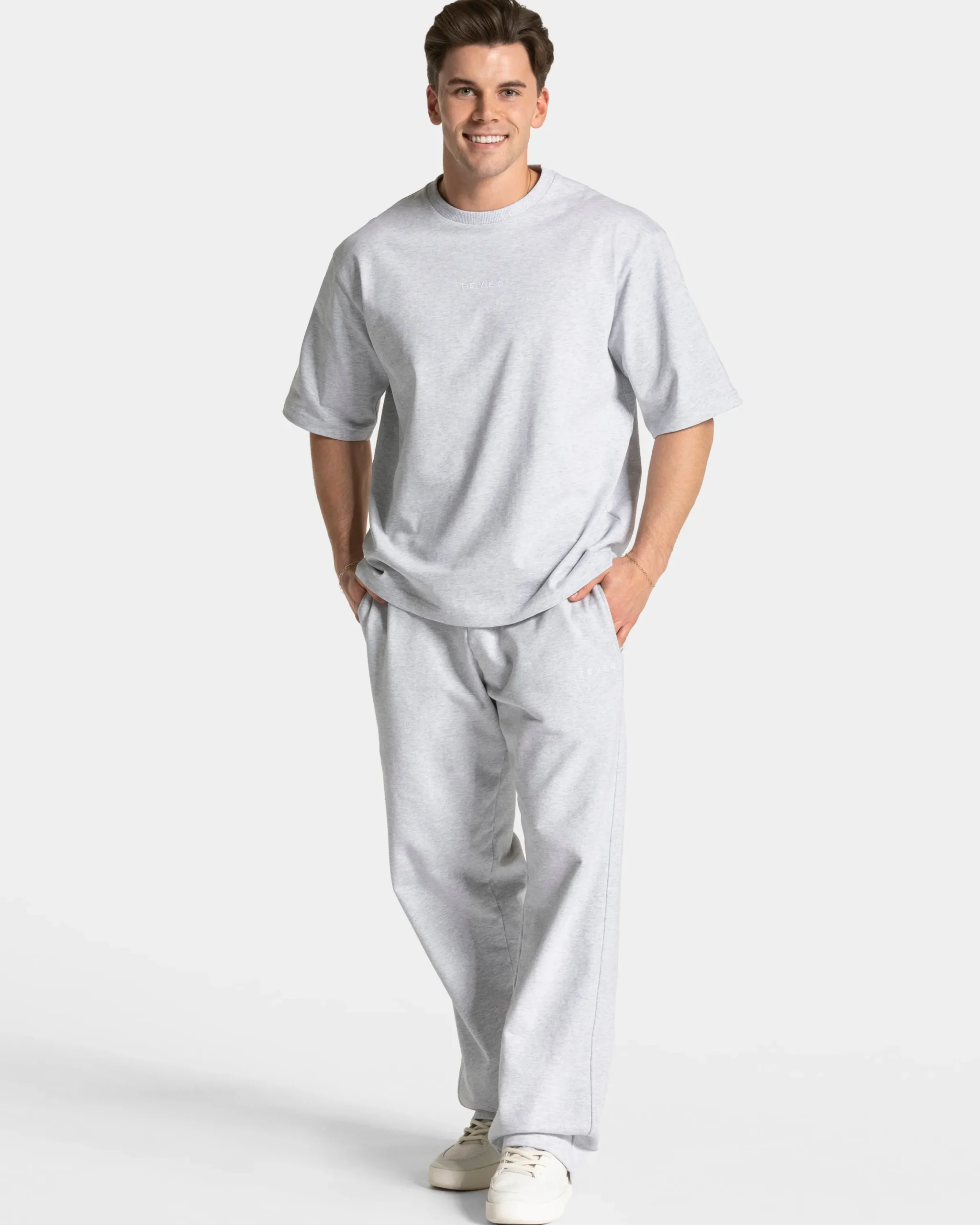 Clearance T-shirt oversize RI’VAIV « gris clair » Homme T-shirts