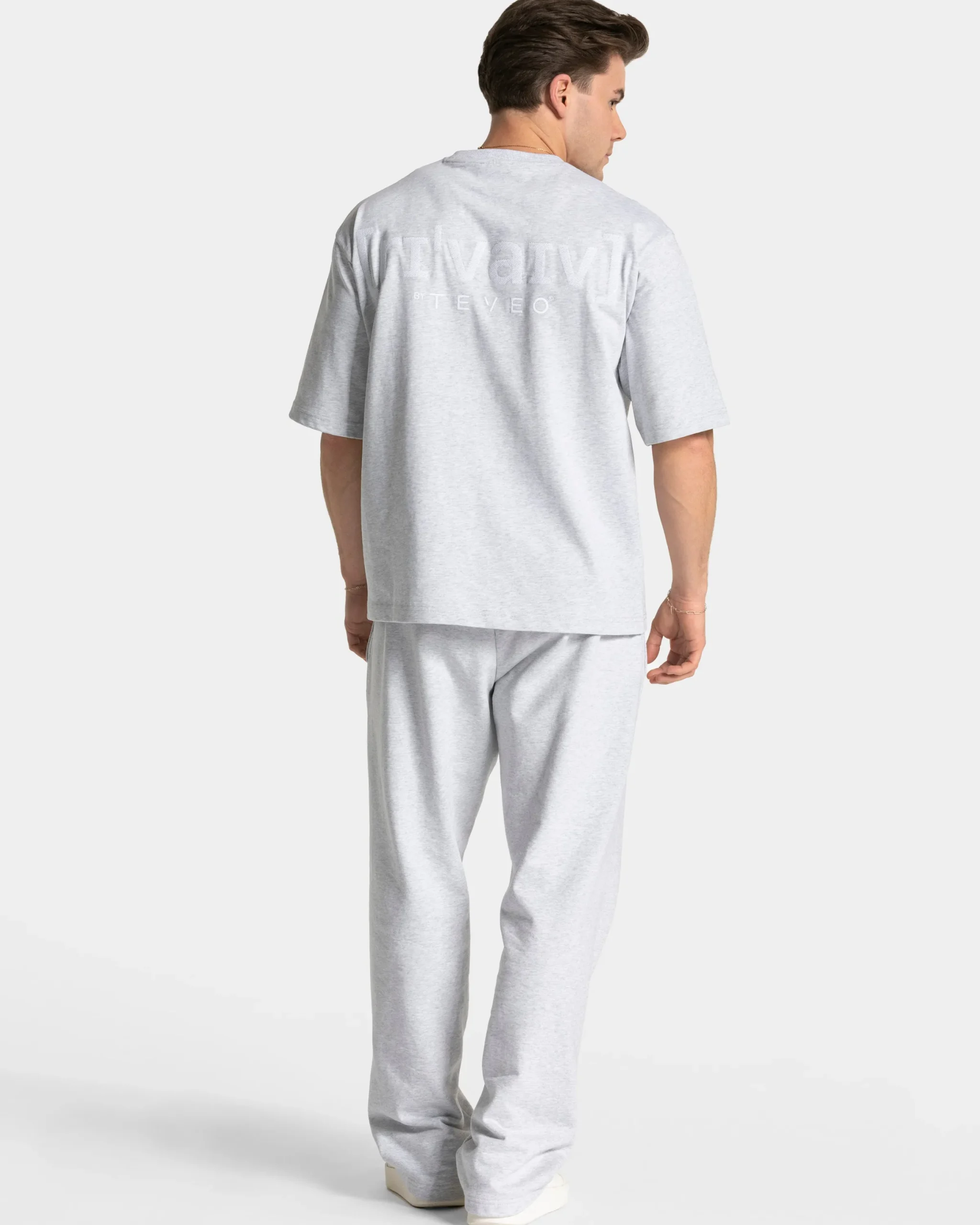 Clearance T-shirt oversize RI’VAIV « gris clair » Homme T-shirts