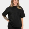 Discount T-shirt oversize RI’VAIV « noir » Femme T-shirts