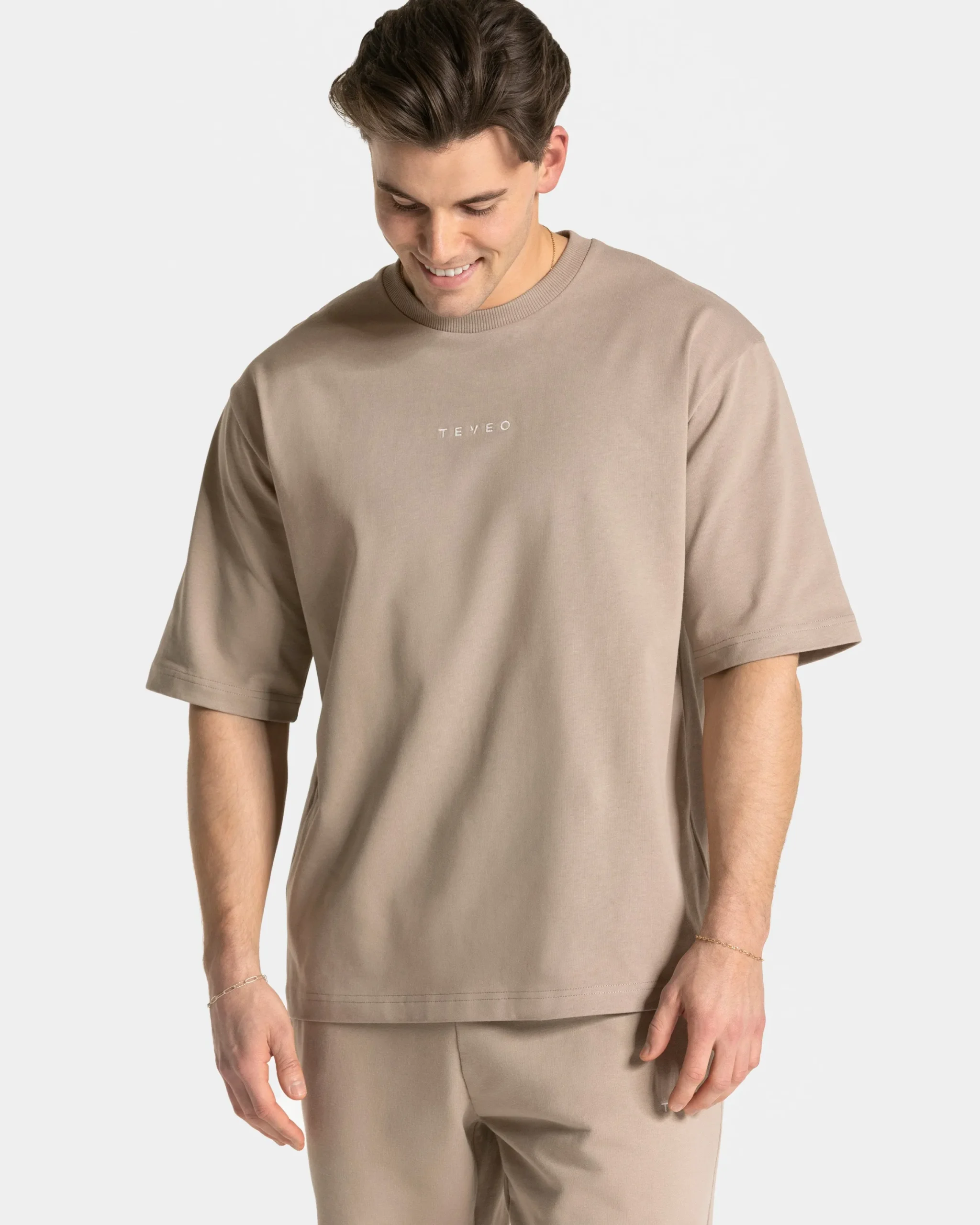 Clearance T-shirt oversize RI’VAIV « taupe » Homme T-shirts