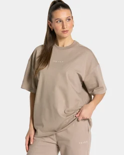Sale T-shirt oversize RI’VAIV « taupe » Femme T-shirts