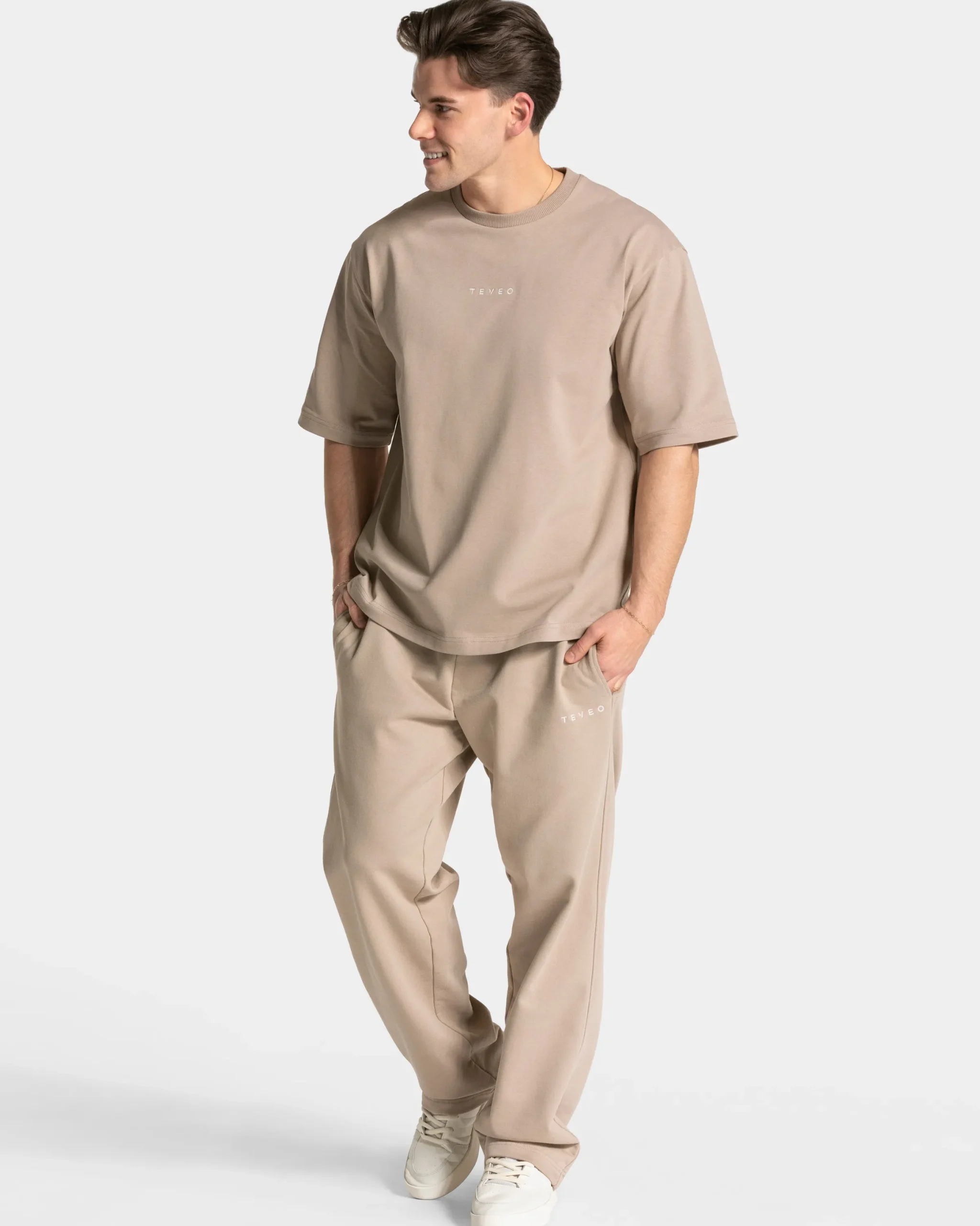 Clearance T-shirt oversize RI’VAIV « taupe » Homme T-shirts
