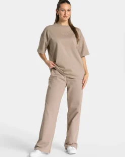 Sale T-shirt oversize RI’VAIV « taupe » Femme T-shirts