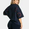 Outlet T-shirt oversize Signature « Midnight » Femme T-shirts