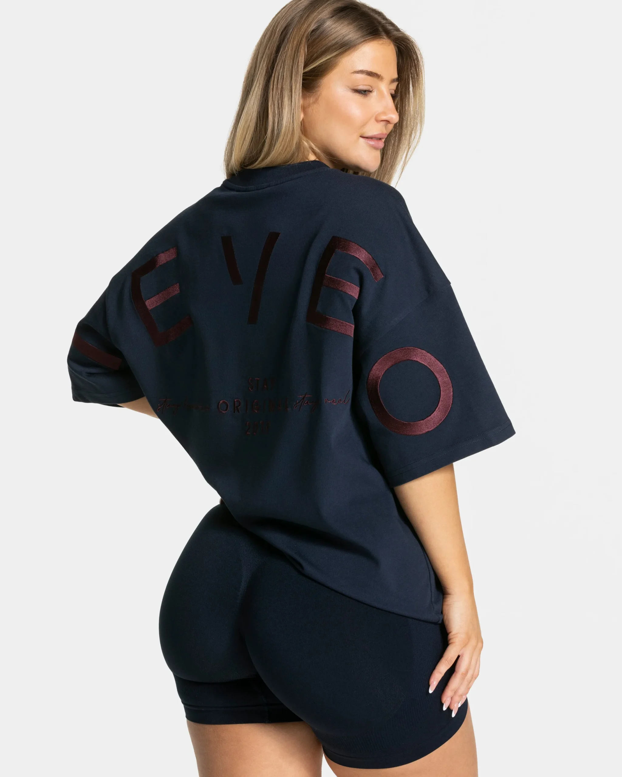 Outlet T-shirt oversize Signature « Midnight » Femme T-shirts