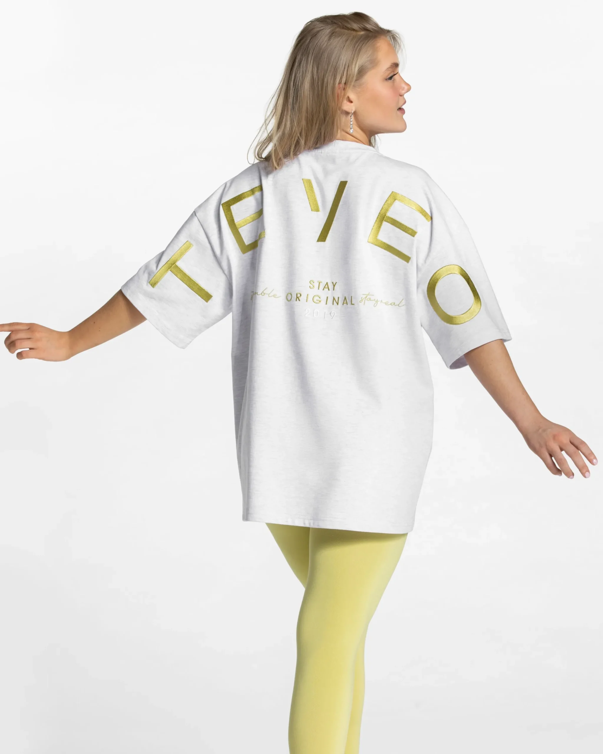 New T-shirt oversize Signature « Lime » Femme T-shirts