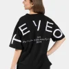 Online T-shirt oversize Signature « noir » Femme T-shirts