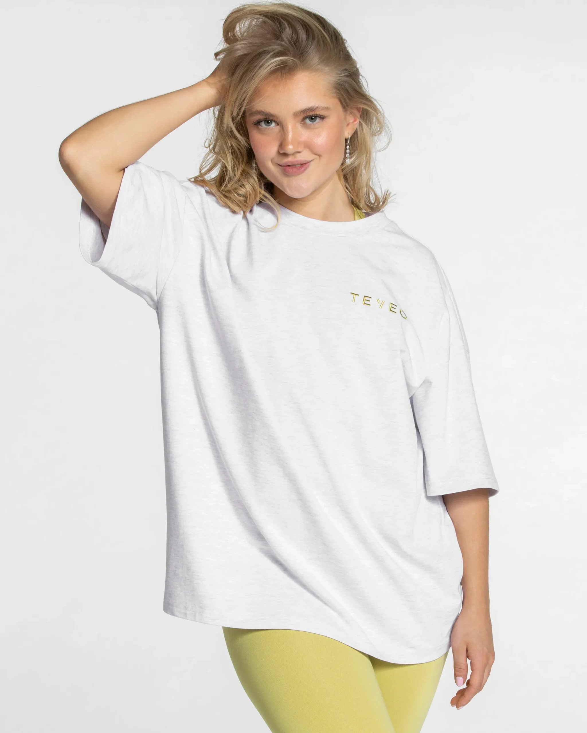 New T-shirt oversize Signature « Lime » Femme T-shirts