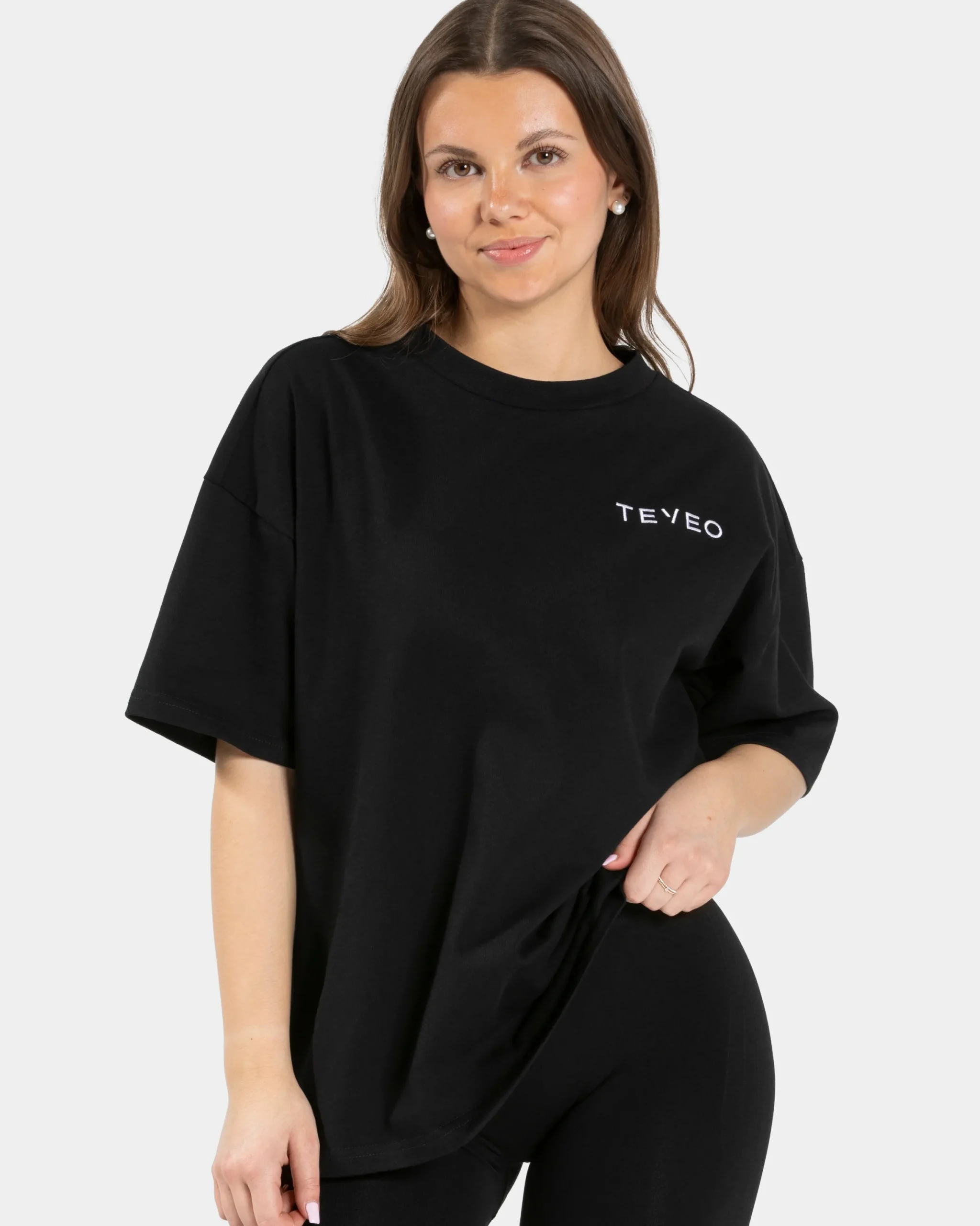 Online T-shirt oversize Signature « noir » Femme T-shirts