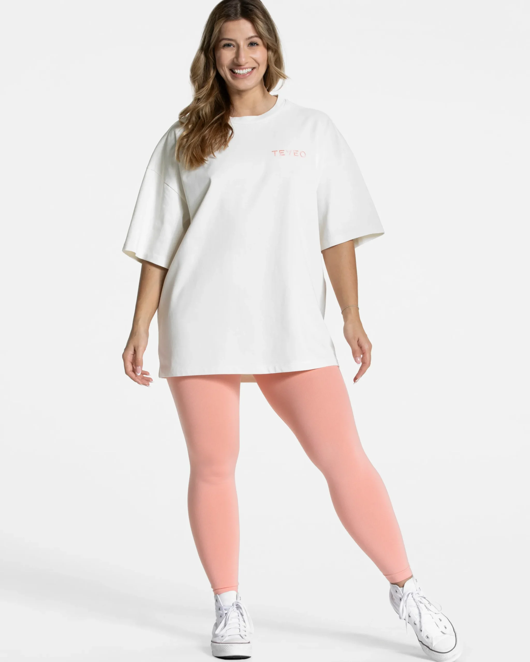 New T-shirt oversize Signature « Peach » Femme T-shirts