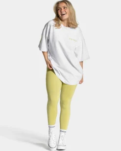 New T-shirt oversize Signature « Lime » Femme T-shirts