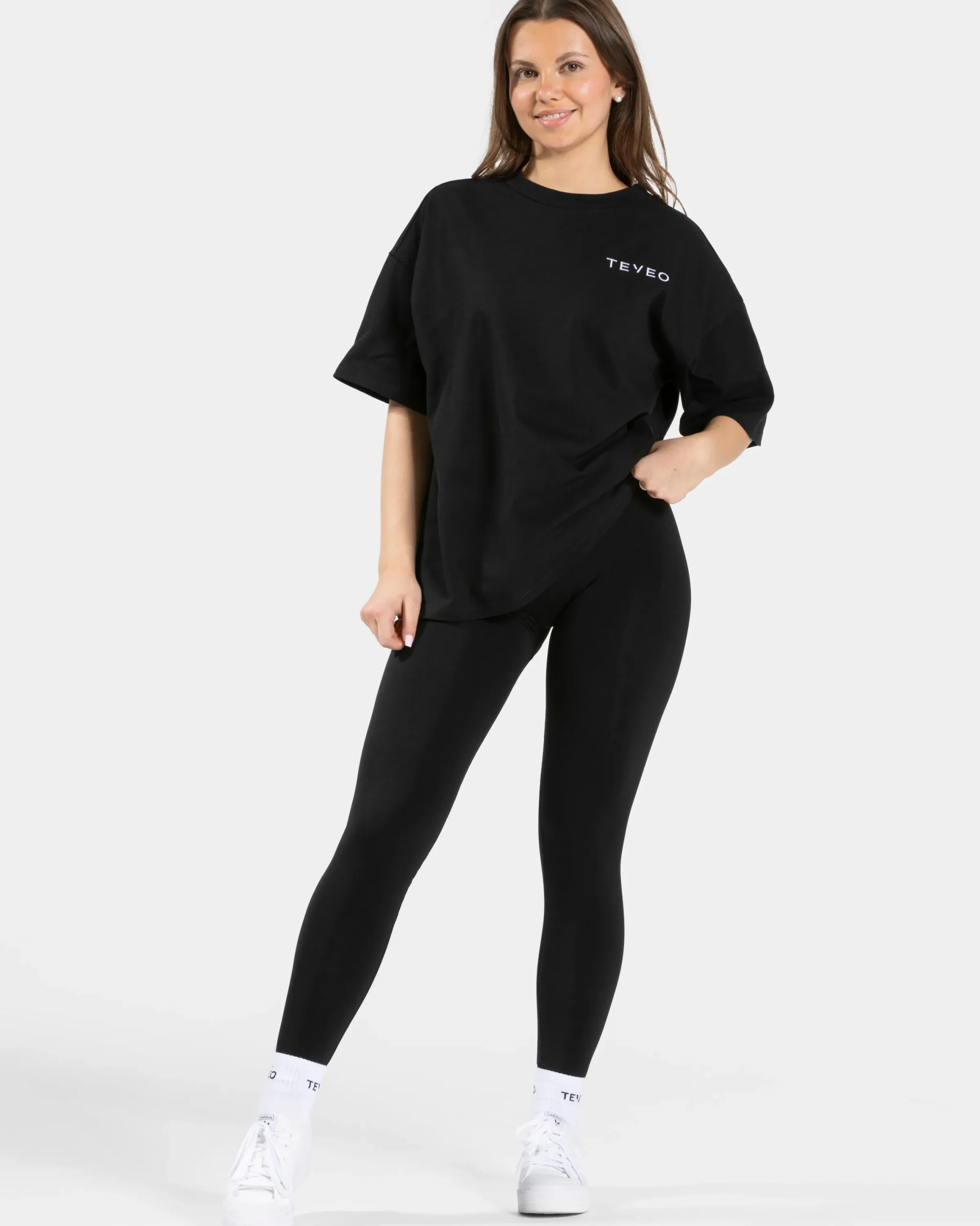 Online T-shirt oversize Signature « noir » Femme T-shirts