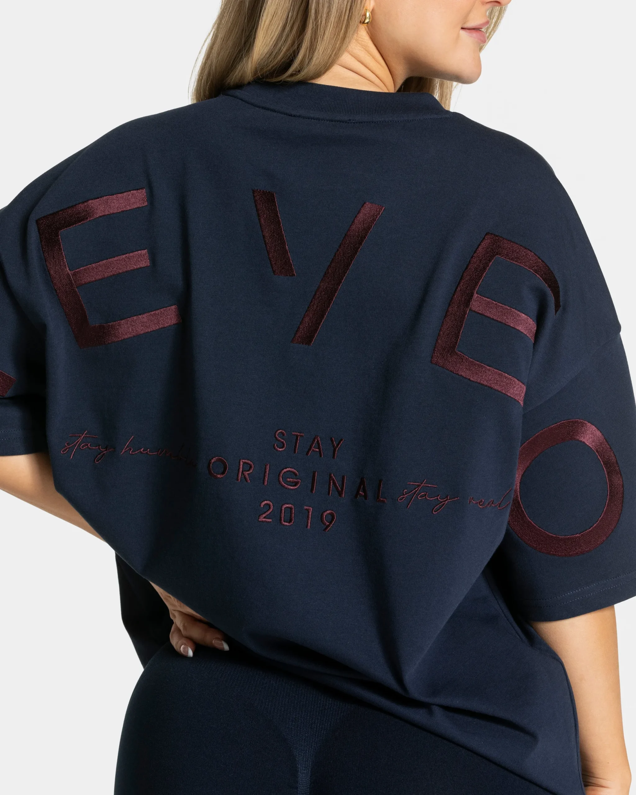 Outlet T-shirt oversize Signature « Midnight » Femme T-shirts