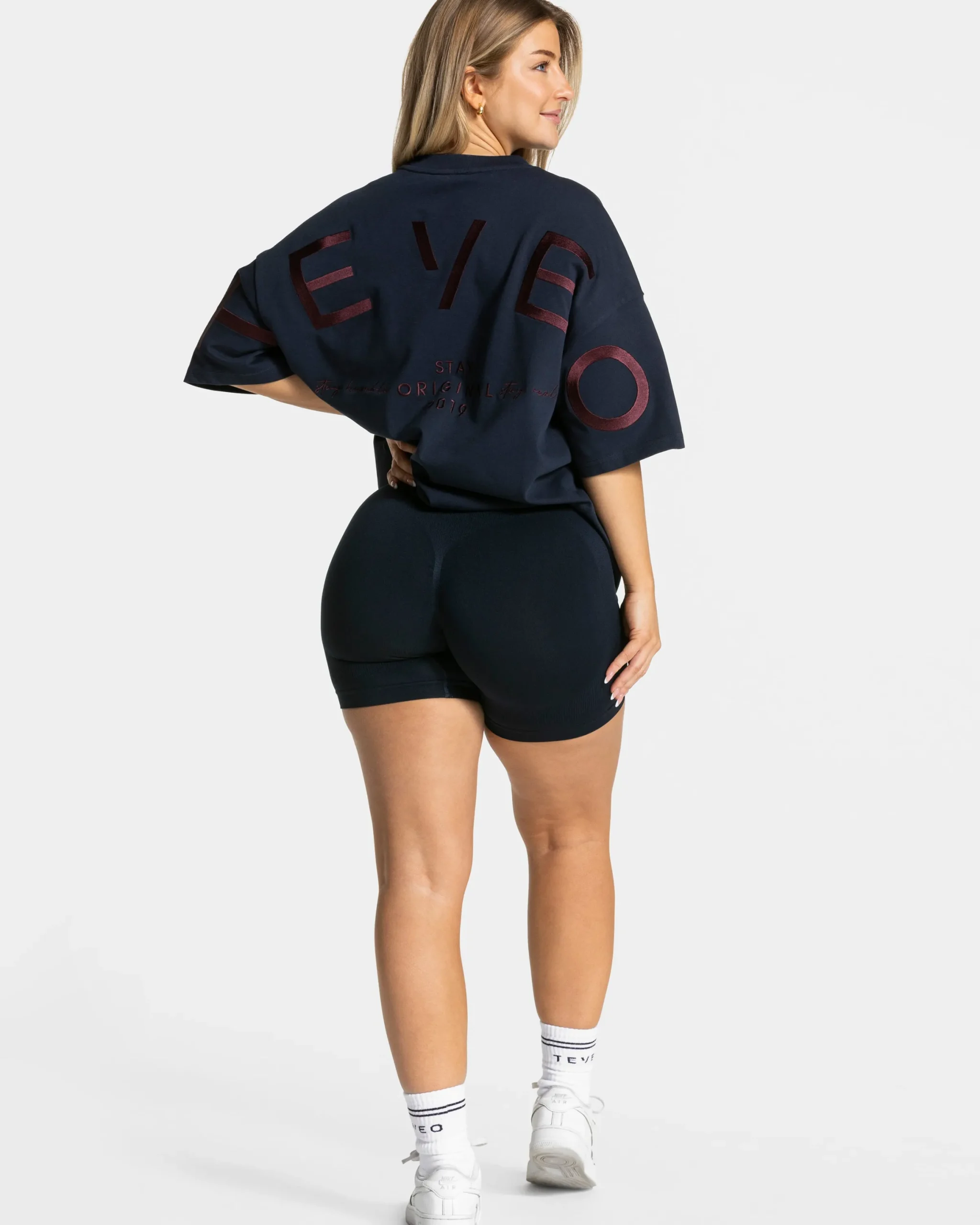 Outlet T-shirt oversize Signature « Midnight » Femme T-shirts