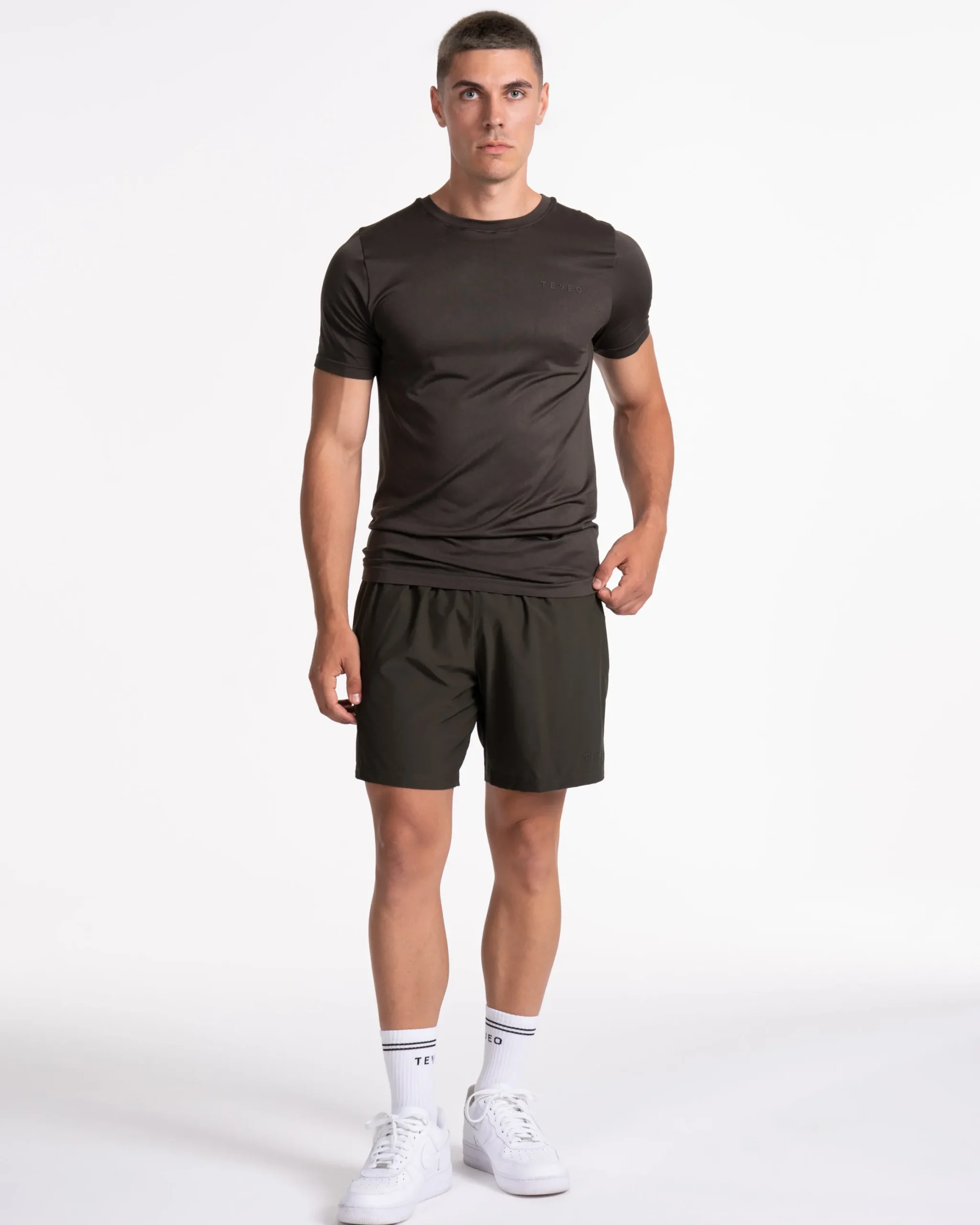 Discount T-shirt Pace Fitted « kaki » Homme T-shirts