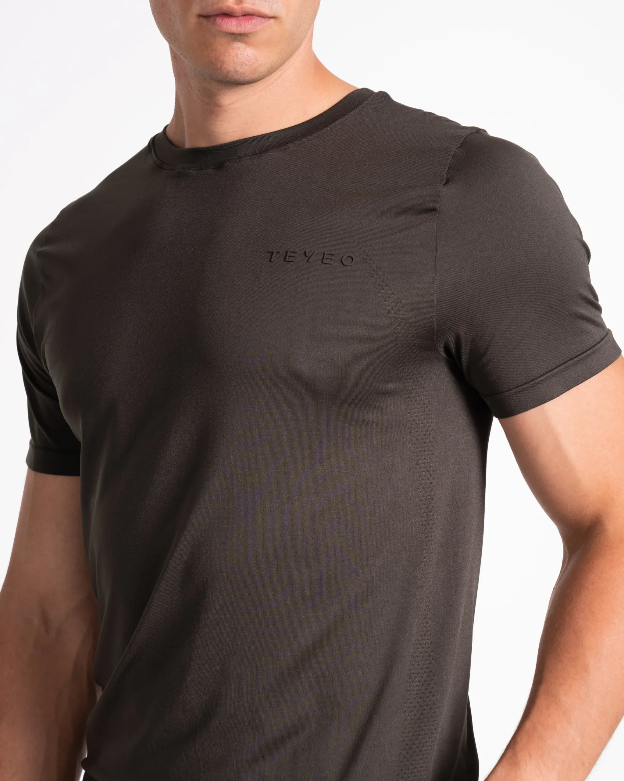 Discount T-shirt Pace Fitted « kaki » Homme T-shirts