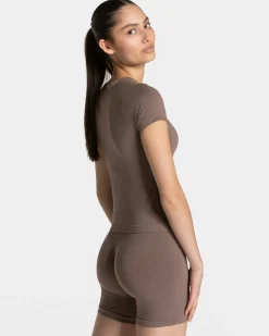 Hot T-shirt Timeless Pro « moka » Femme T-shirts