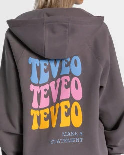 New Veste de sport Candy Oversized « graphite » Femme Sweats À Capuche Et Vestes De Sport