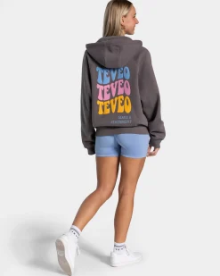 New Veste de sport Candy Oversized « graphite » Femme Sweats À Capuche Et Vestes De Sport