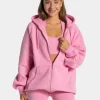Hot Veste de sport Statement Oversized « rose » Femme Sweats À Capuche Et Vestes De Sport