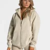 Online Veste de sport Statement Oversized « sable » Femme Sweats À Capuche Et Vestes De Sport