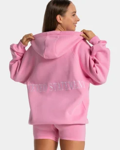 Hot Veste de sport Statement Oversized « rose » Femme Sweats À Capuche Et Vestes De Sport