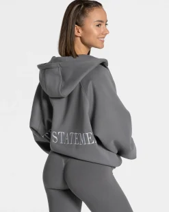 Discount Veste de sport Statement Oversized « graphite » Femme Sweats À Capuche Et Vestes De Sport