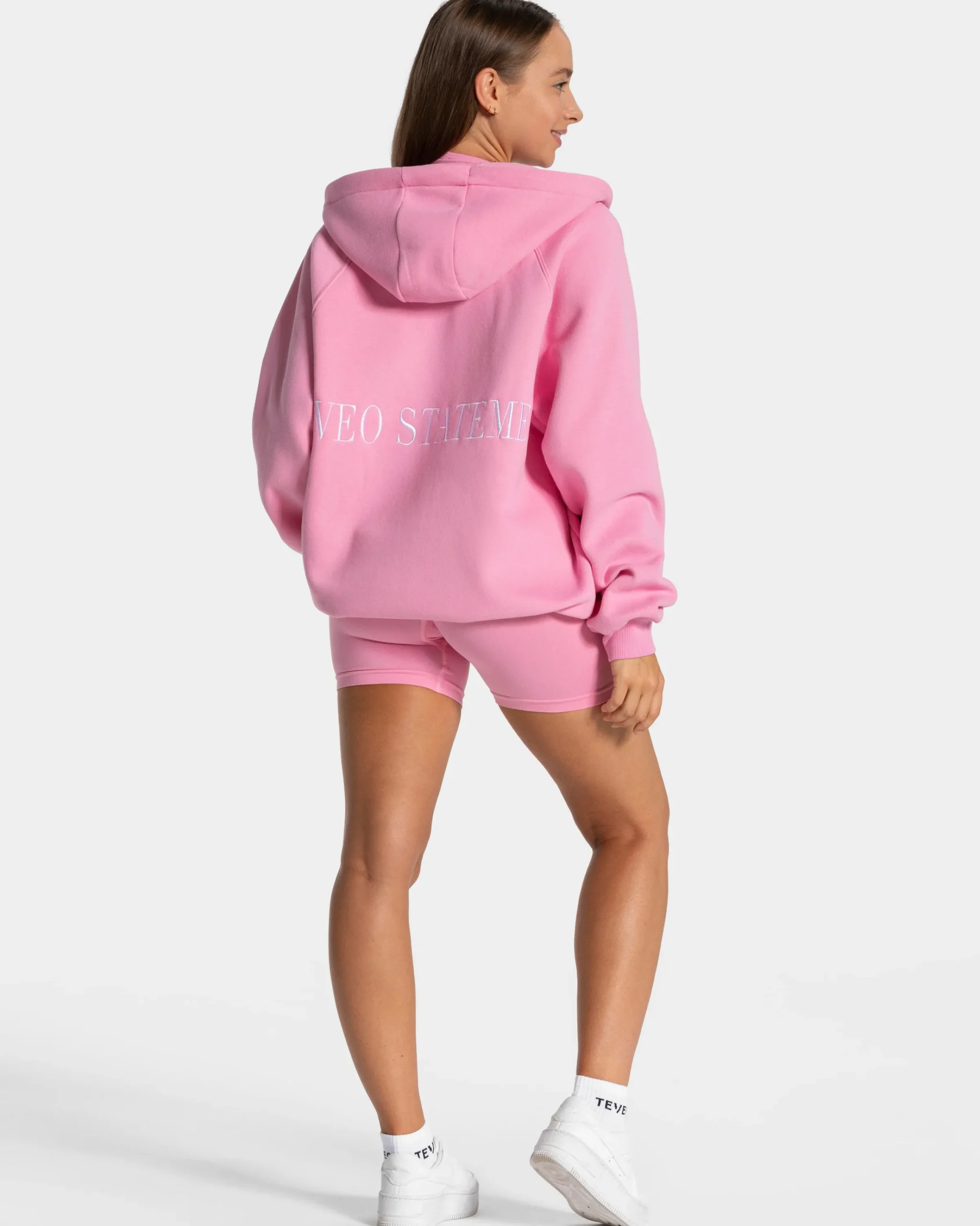 Hot Veste de sport Statement Oversized « rose » Femme Sweats À Capuche Et Vestes De Sport