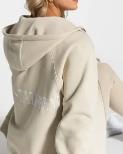 Online Veste de sport Statement Oversized « sable » Femme Sweats À Capuche Et Vestes De Sport