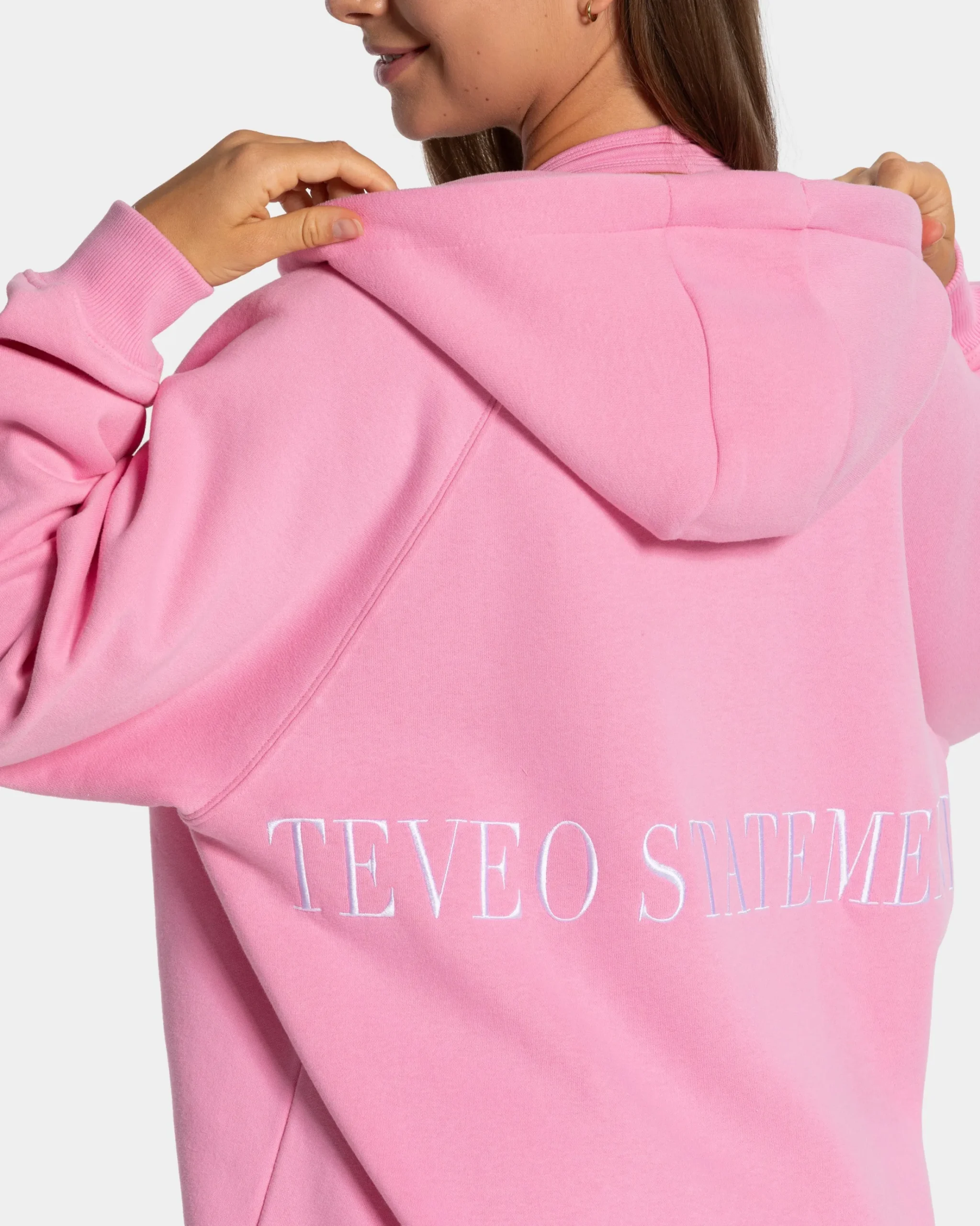 Hot Veste de sport Statement Oversized « rose » Femme Sweats À Capuche Et Vestes De Sport