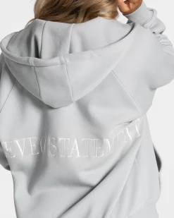 Clearance Veste de sport Statement Oversized « gris clair » Femme Sweats À Capuche Et Vestes De Sport